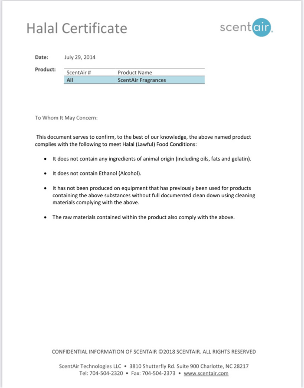 IFRA Declaration